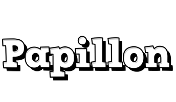 Papillon snowing logo