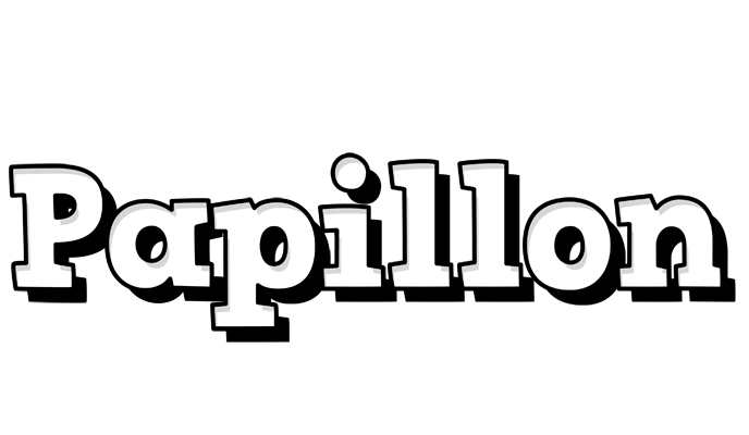 Papillon snowing logo