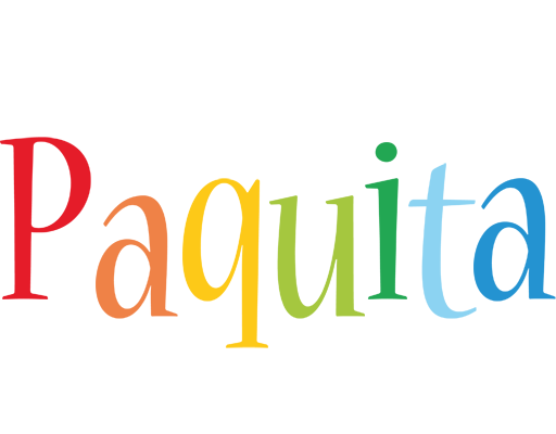 Paquita birthday logo