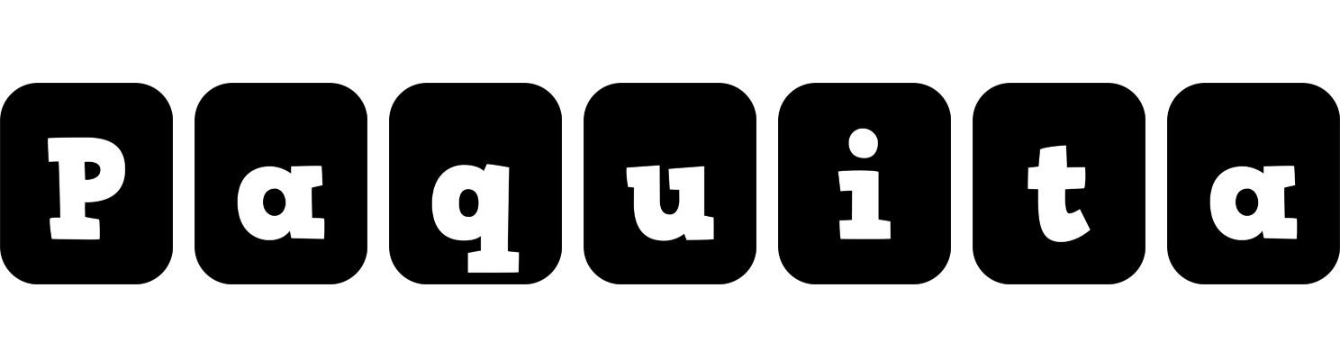 Paquita box logo