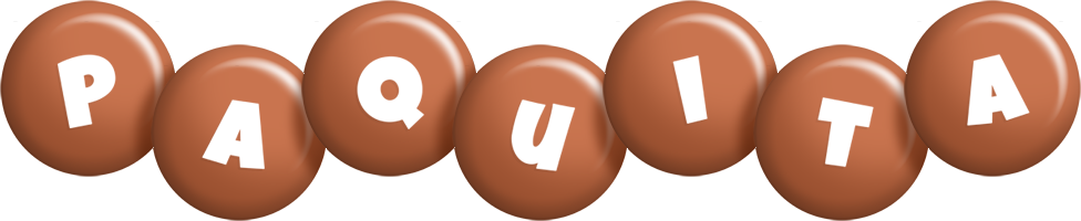 Paquita candy-brown logo