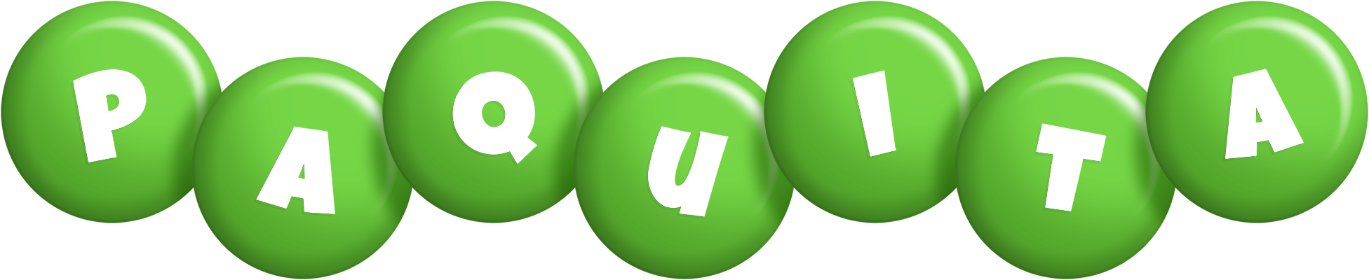 Paquita candy-green logo