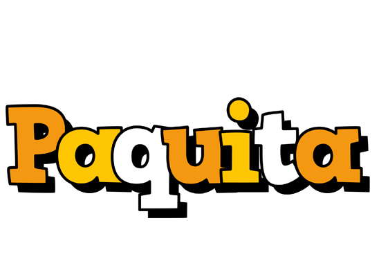 Paquita cartoon logo