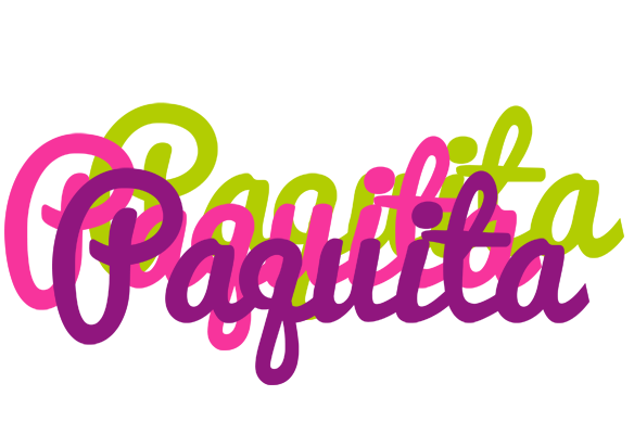 Paquita flowers logo