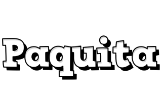 Paquita snowing logo