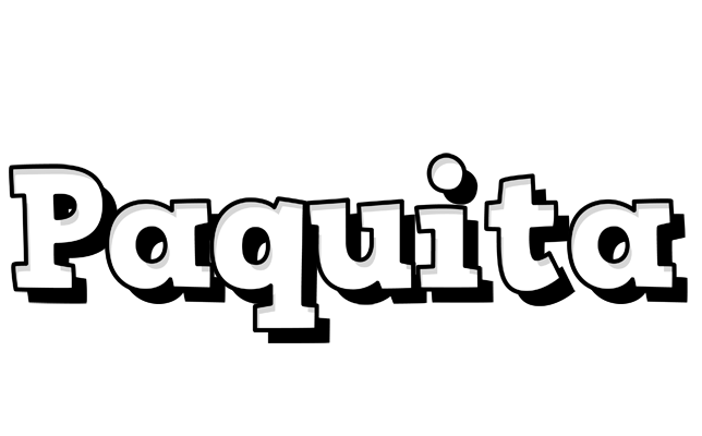 Paquita snowing logo