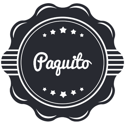 Paquito badge logo