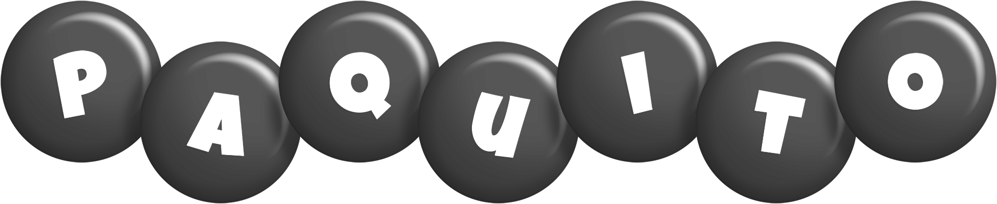 Paquito candy-black logo