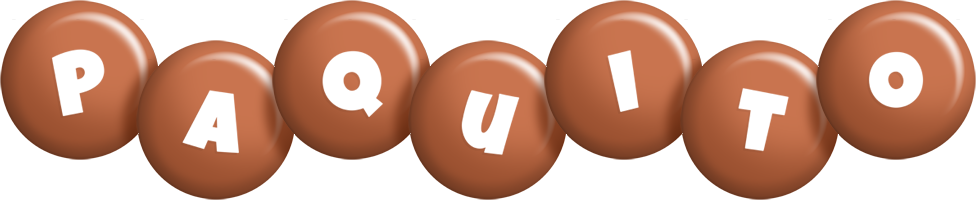 Paquito candy-brown logo