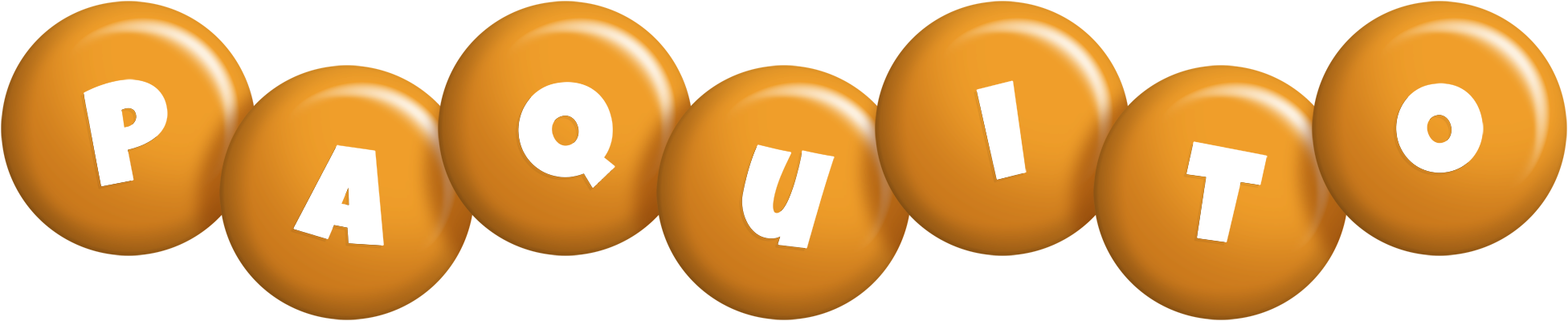 Paquito candy-orange logo