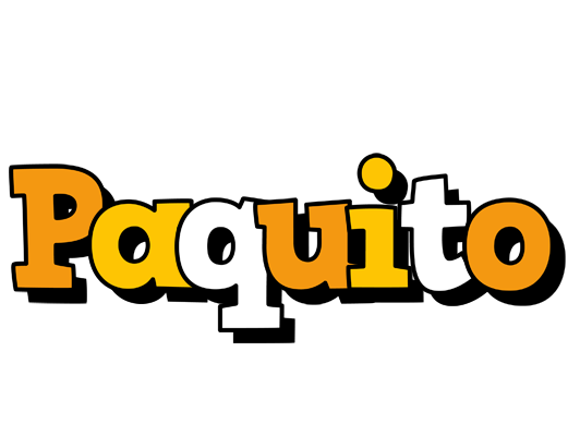 Paquito cartoon logo