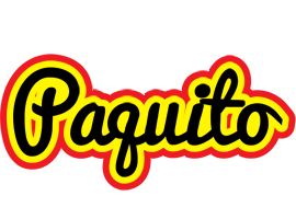 Paquito flaming logo