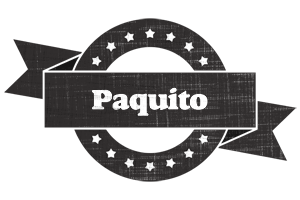 Paquito grunge logo