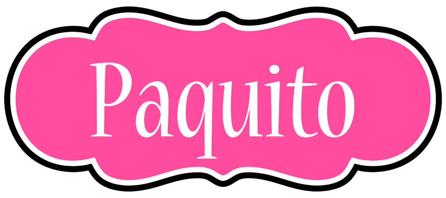 Paquito invitation logo