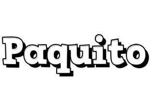 Paquito snowing logo