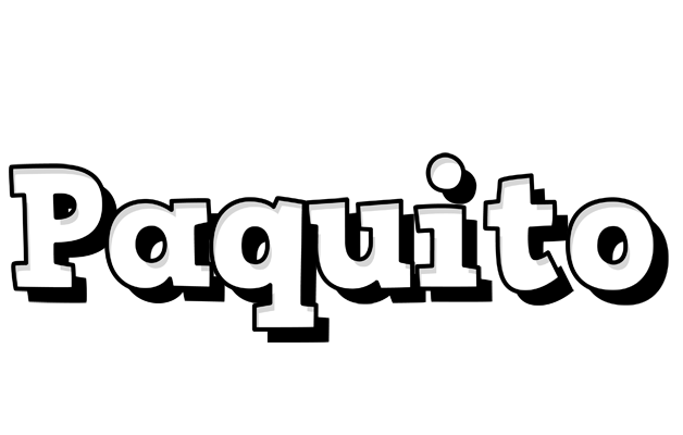 Paquito snowing logo