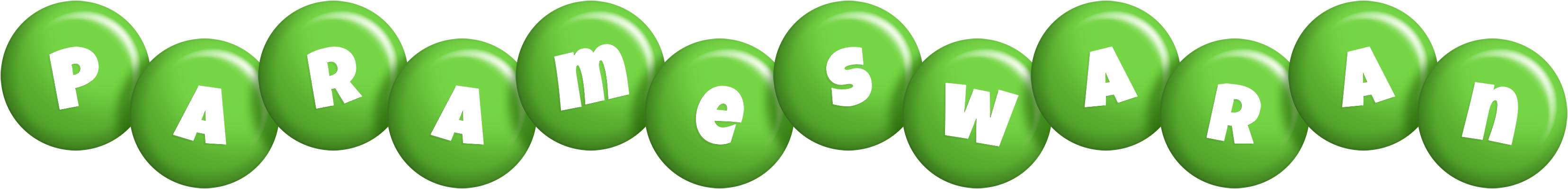 Parameswaran candy-green logo