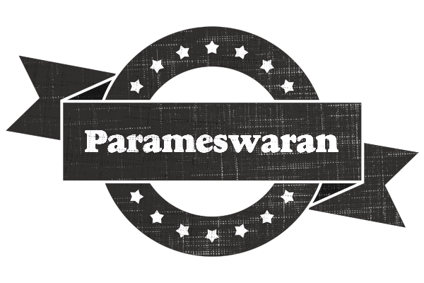 Parameswaran grunge logo