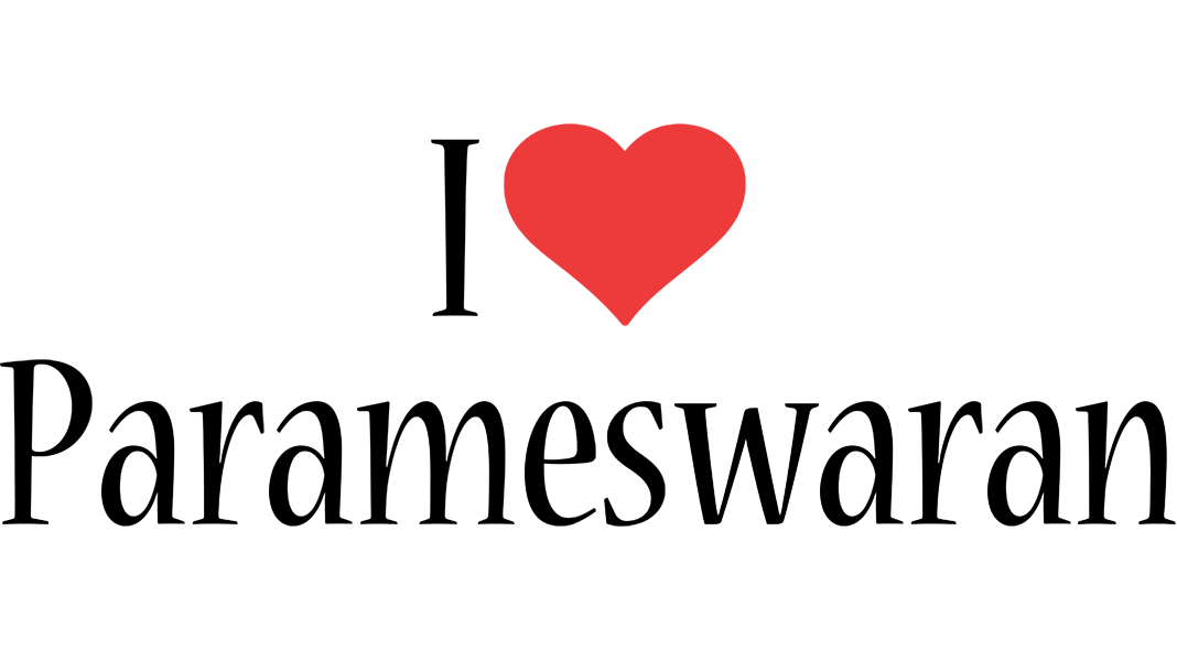 Parameswaran i-love logo