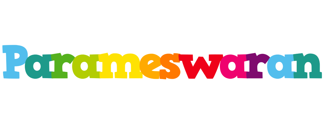 Parameswaran rainbows logo
