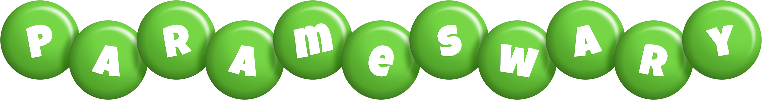 Parameswary candy-green logo