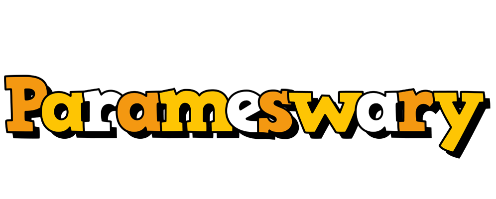 Parameswary cartoon logo