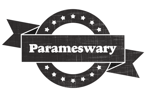 Parameswary grunge logo