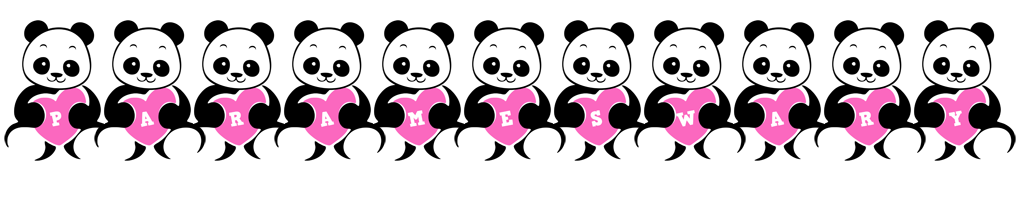 Parameswary love-panda logo
