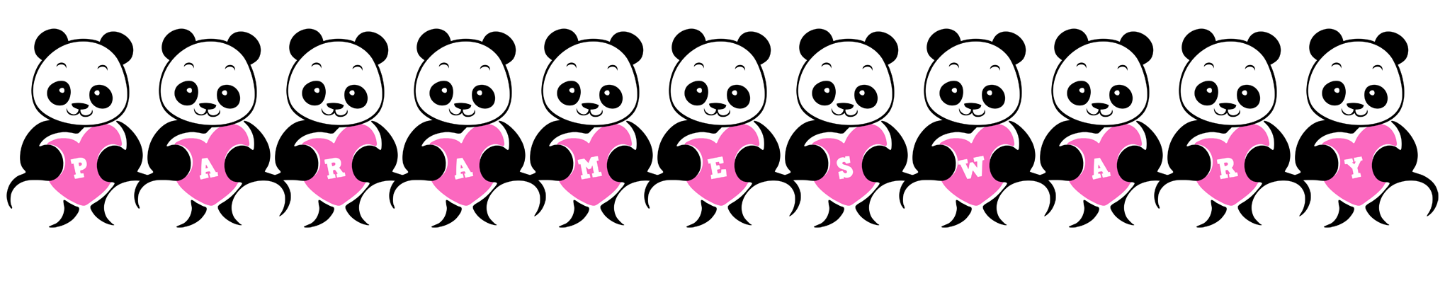 Parameswary love-panda logo