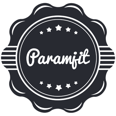 Paramjit badge logo