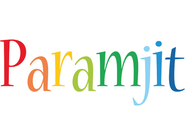 Paramjit birthday logo