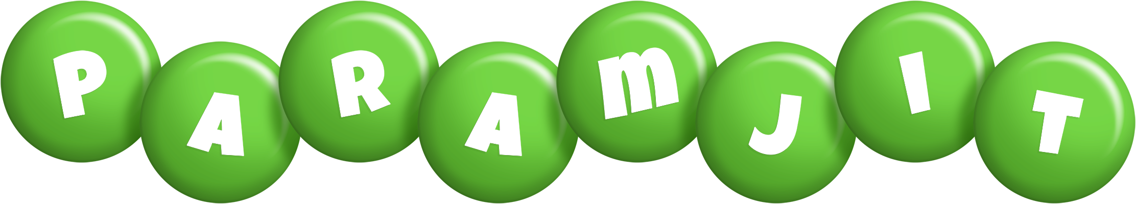 Paramjit candy-green logo