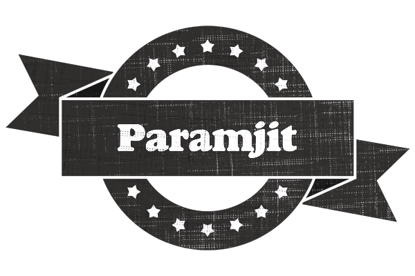 Paramjit grunge logo