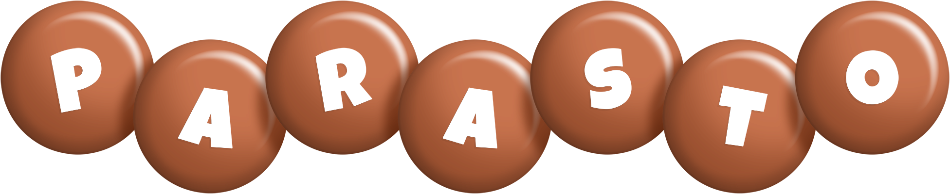 Parasto candy-brown logo