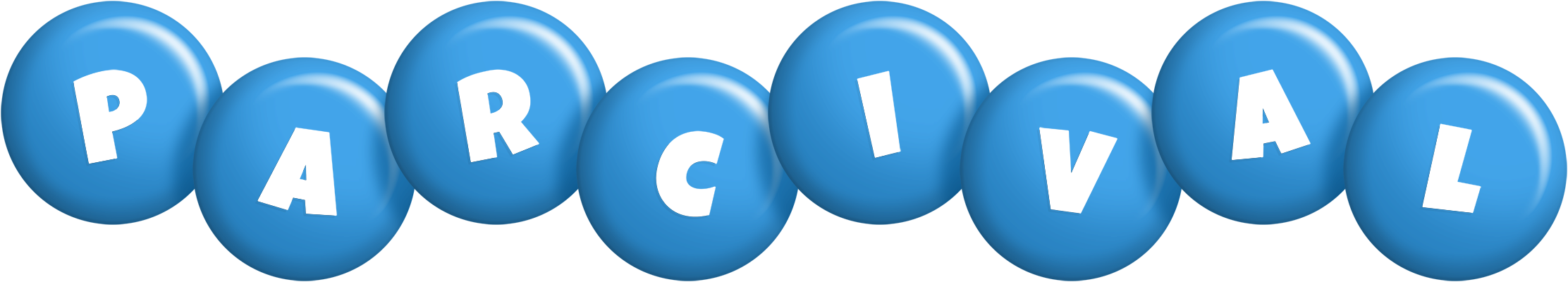 Parcival candy-blue logo