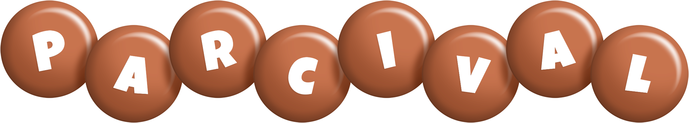 Parcival candy-brown logo