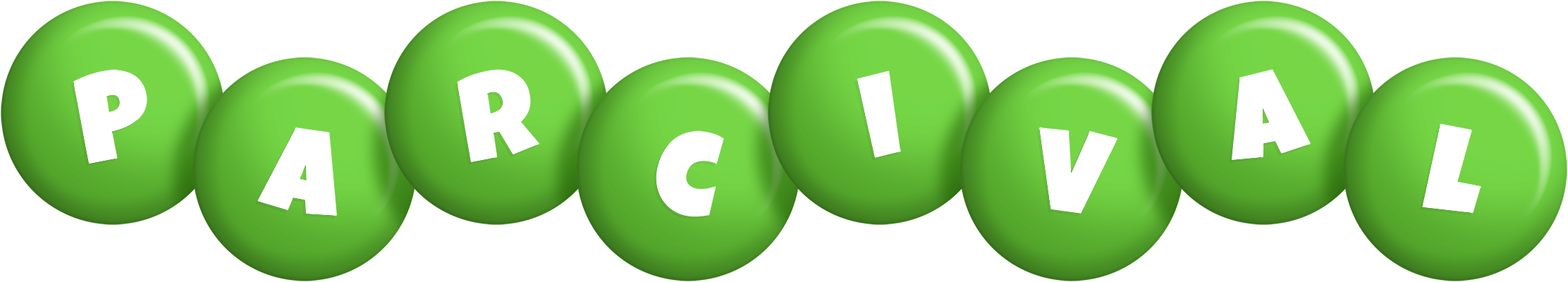 Parcival candy-green logo