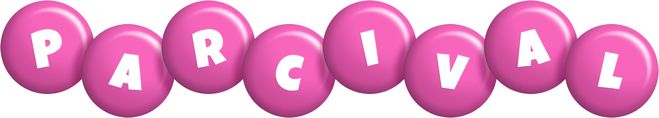 Parcival candy-pink logo