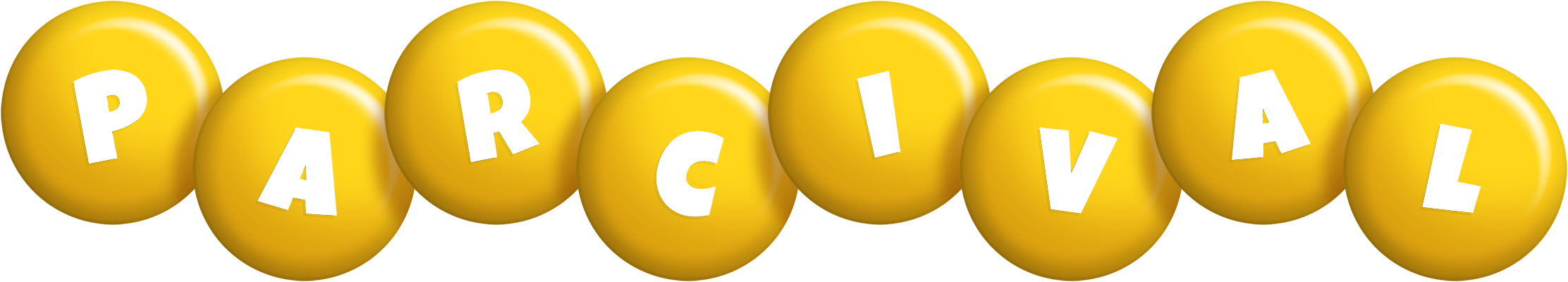 Parcival candy-yellow logo