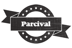 Parcival grunge logo