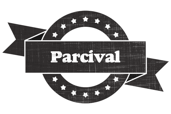 Parcival grunge logo