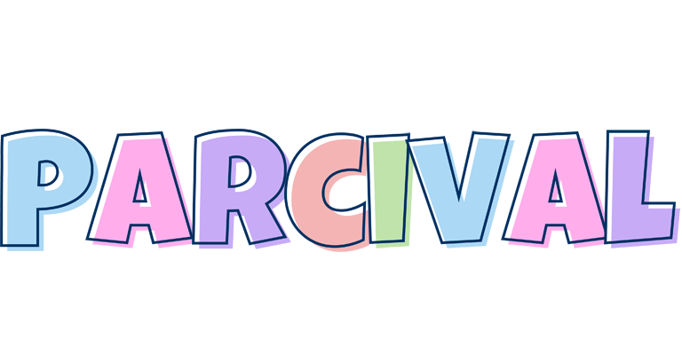 Parcival pastel logo
