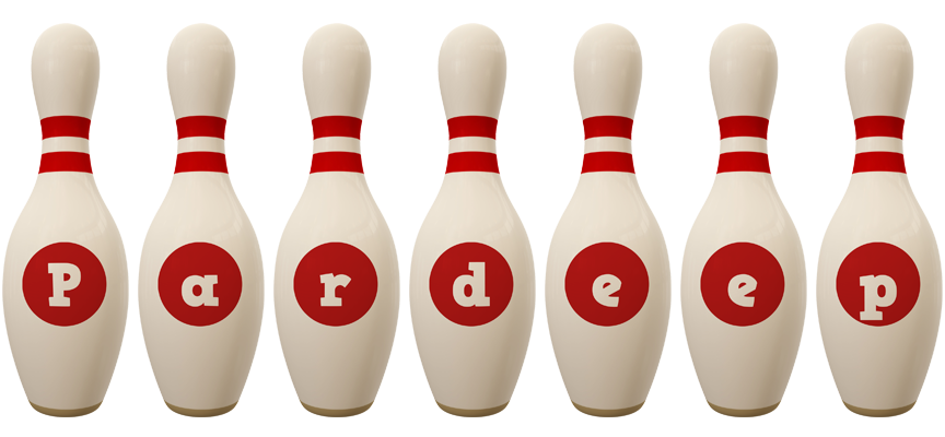 Pardeep bowling-pin logo