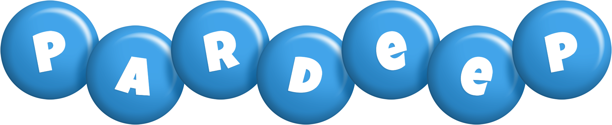 Pardeep candy-blue logo
