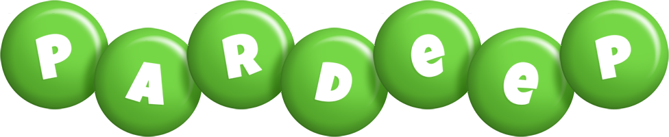 Pardeep candy-green logo