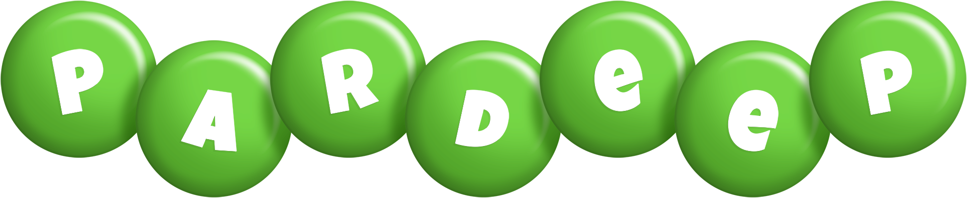 Pardeep candy-green logo