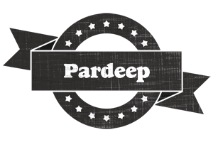 Pardeep grunge logo