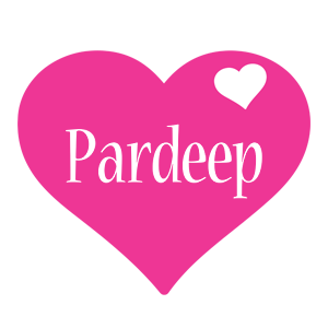 Pardeep love-heart logo