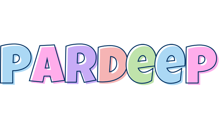 Pardeep pastel logo