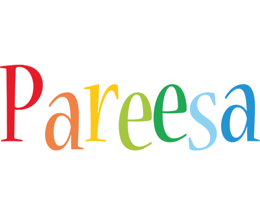 Pareesa birthday logo